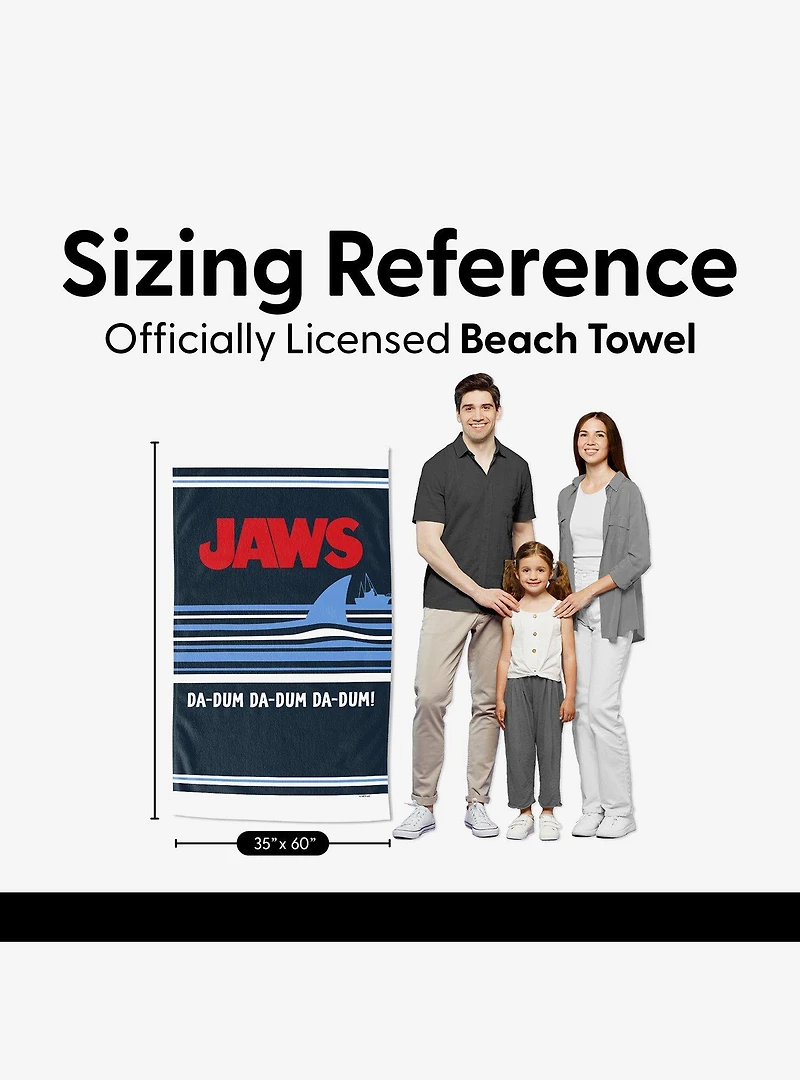 Jaws Da-Dum Sand Free Beach Towel