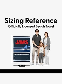 Jaws Da-Dum Sand Free Beach Towel