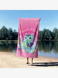 Gabby's Dollhouse Welcome To Mermaid-Lantis Sand Free Beach Towel