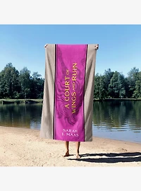 A Court of Wings and Ruin Paged and Spines Sand Free Beach Towel