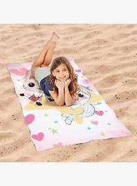 Gabby's Dollhouse Ocean Dream Sand Free Beach Towel