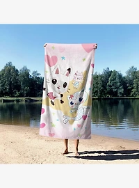 Gabby's Dollhouse Ocean Dream Sand Free Beach Towel
