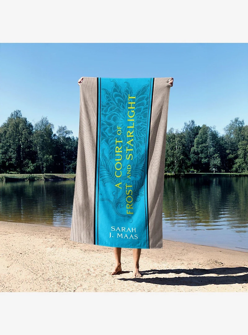 A Court of Frost and Starlight Paged and Spines Sand Free Beach Towel