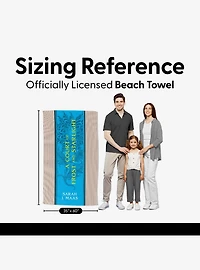 A Court of Frost and Starlight Paged and Spines Sand Free Beach Towel
