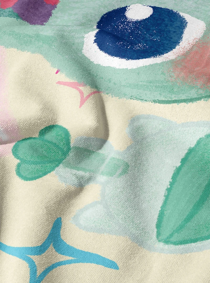 Gabby's Dollhouse SPA Science Sand Free Beach Towel