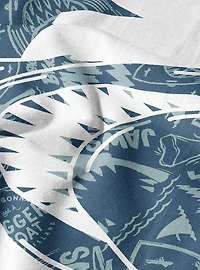 Jaws Closed Beach Sand Free Beach Towel