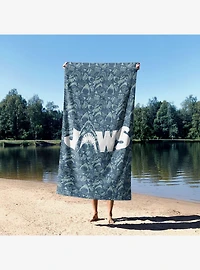 Jaws Closed Beach Sand Free Beach Towel