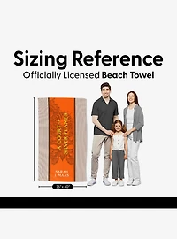 A Court of Silver Flames Paged and Spines Sand Free Beach Towel