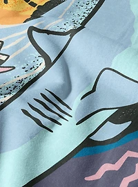 Jaws Amity Island Purple Sand Free Beach Towel