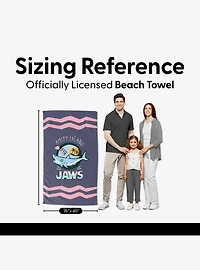 Jaws Amity Island Purple Sand Free Beach Towel