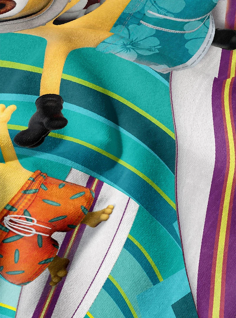 Despicable Me 4 Rush Hour Traffic ?Sand Free Beach Towel