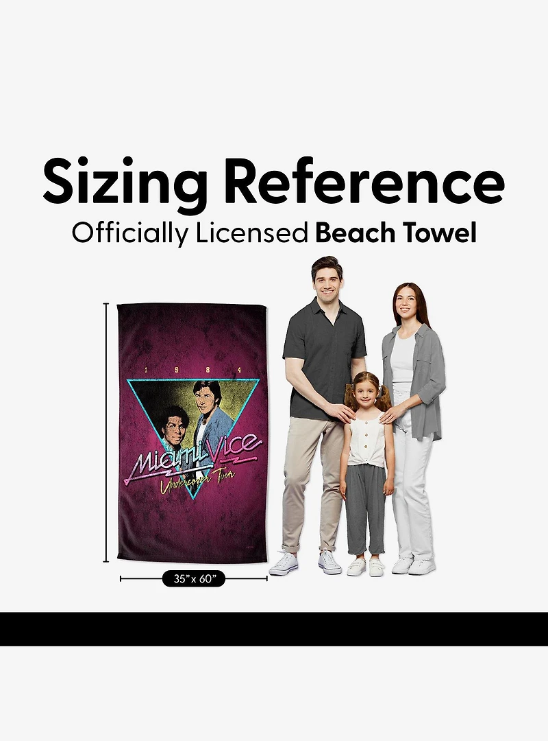 Miami Vice Undercover Tour Sand Free Beach Towel