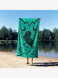 A Court of Mist and Fury Inked Sand Free Beach Towel