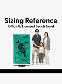A Court of Mist and Fury Inked Sand Free Beach Towel