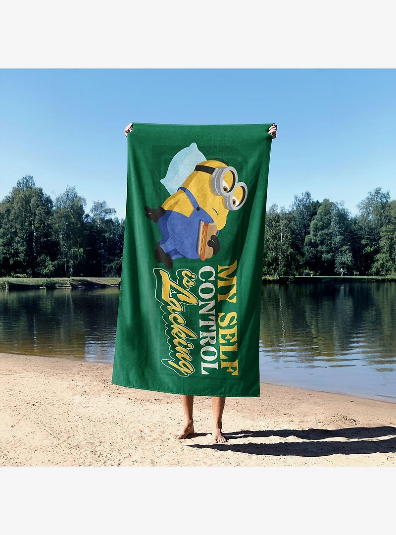 Despicable Me 4 Lacking Sand Free Beach Towel