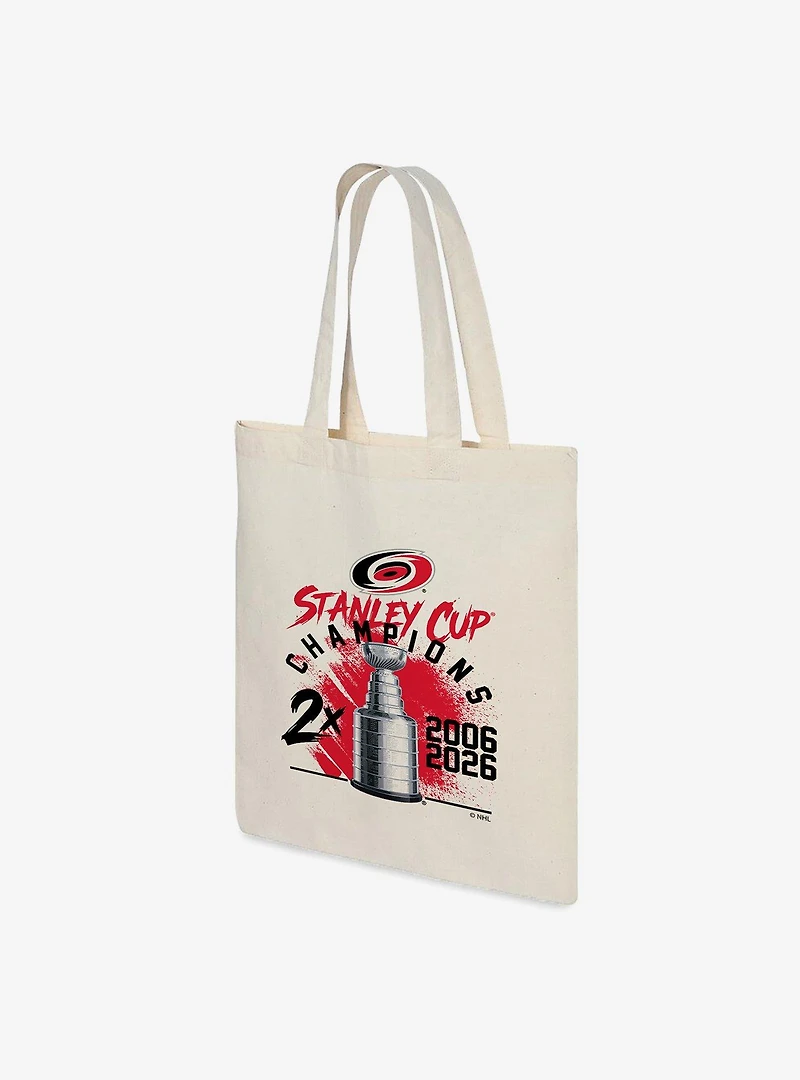 NHL Carolina Hurricanes Stanley Cup Multi-Champ Trophy Case Tote Bag