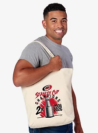 NHL Carolina Hurricanes Stanley Cup Multi-Champ Trophy Case Tote Bag