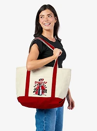 NHL Carolina Hurricanes Stanley Cup Multi-Champ Trophy Case Tote Bag Red