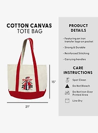 NHL Carolina Hurricanes Stanley Cup Multi-Champ Trophy Case Tote Bag Red