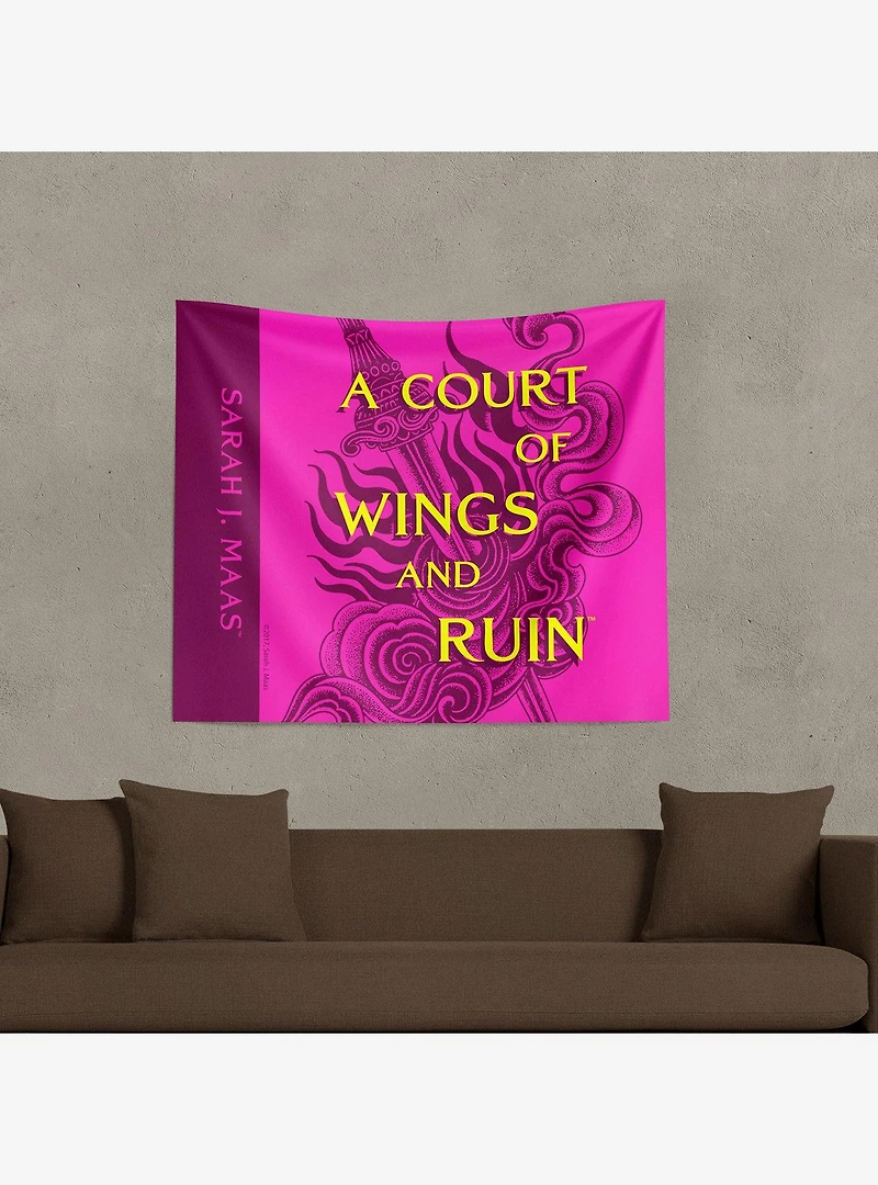 A Court of Wings and Ruin Covered Split Wall Hanging