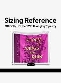 A Court of Wings and Ruin Covered Split Wall Hanging
