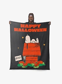 Peanuts Spooky Snooze Silk Touch Throw Blanket