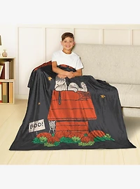Peanuts Spooky Snooze Silk Touch Throw Blanket