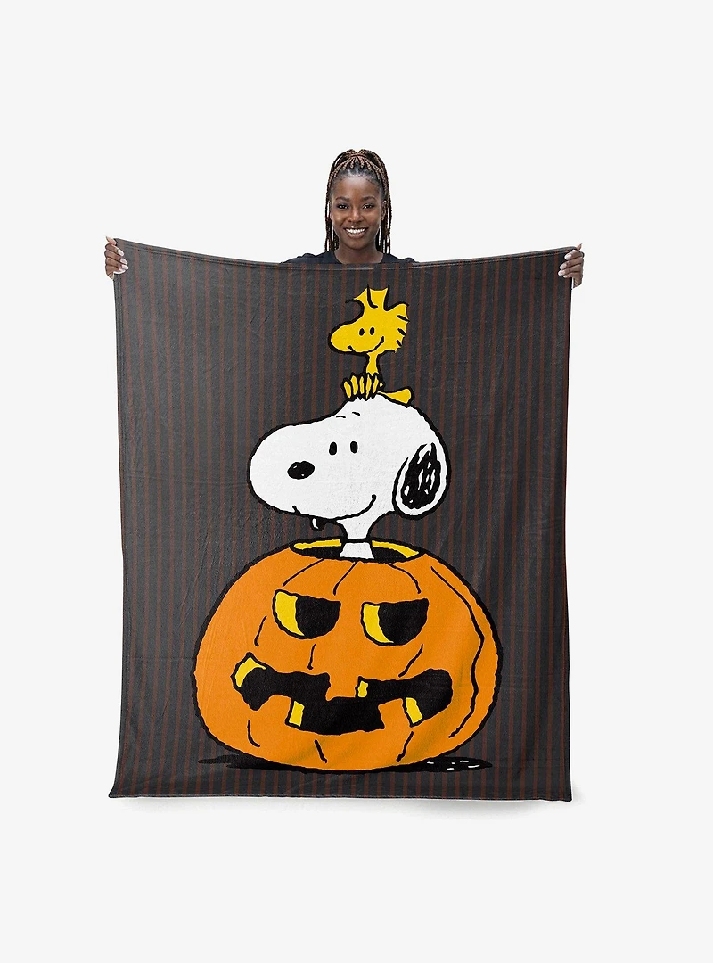 Peanuts Jack Stack Silk Touch Throw Blanket
