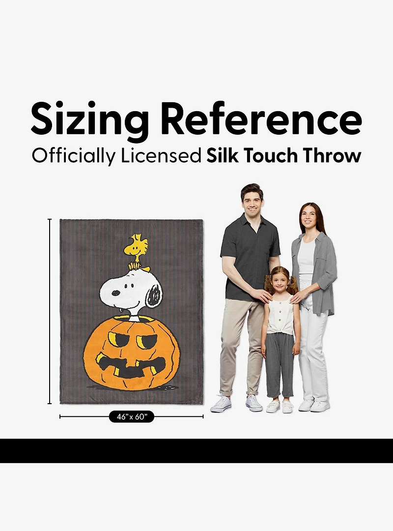 Peanuts Jack Stack Silk Touch Throw Blanket