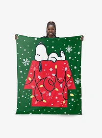 Peanuts Joy Lights Silk Touch Throw Blanket