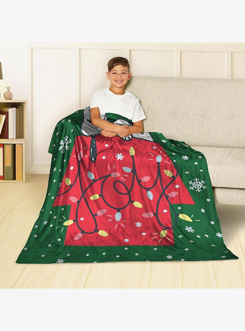 Peanuts Joy Lights Silk Touch Throw Blanket