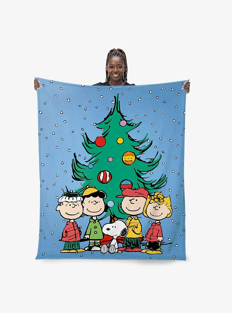 Peanuts Christmas Time Silk Touch Throw Blanket