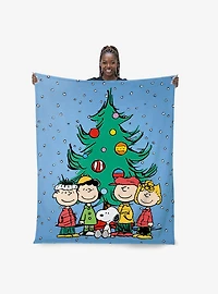 Peanuts Christmas Time Silk Touch Throw Blanket