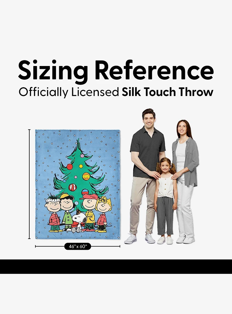 Peanuts Christmas Time Silk Touch Throw Blanket