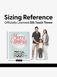 Peanuts Singing Snow Silk Touch Throw Blanket