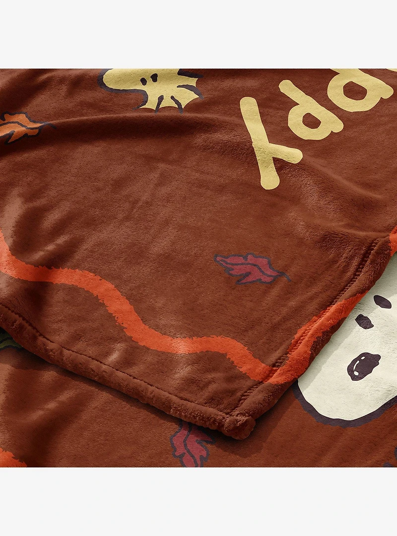 Peanuts Thanksgiving Silk Touch Throw Blanket