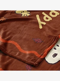 Peanuts Thanksgiving Silk Touch Throw Blanket