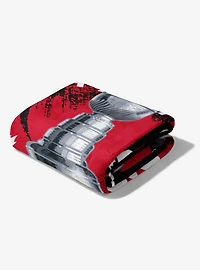 NHL Carolina Hurricanes Stanley Cup Multi-Champ Trophy Case Silk Touch Throw Blanket