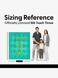 A Court of Mist and Fury Diamond Florals Silk Touch Throw Blanket