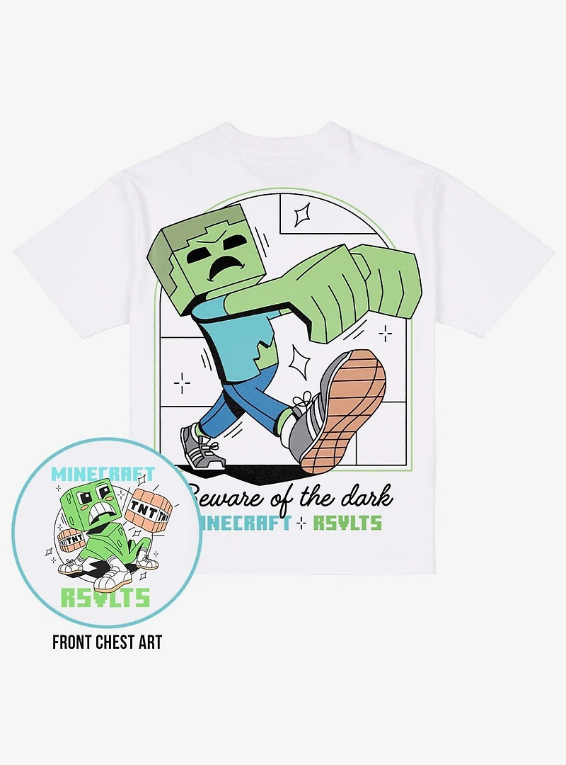 RSVLTS x Minecraft "Beware of the Dark"  Tee