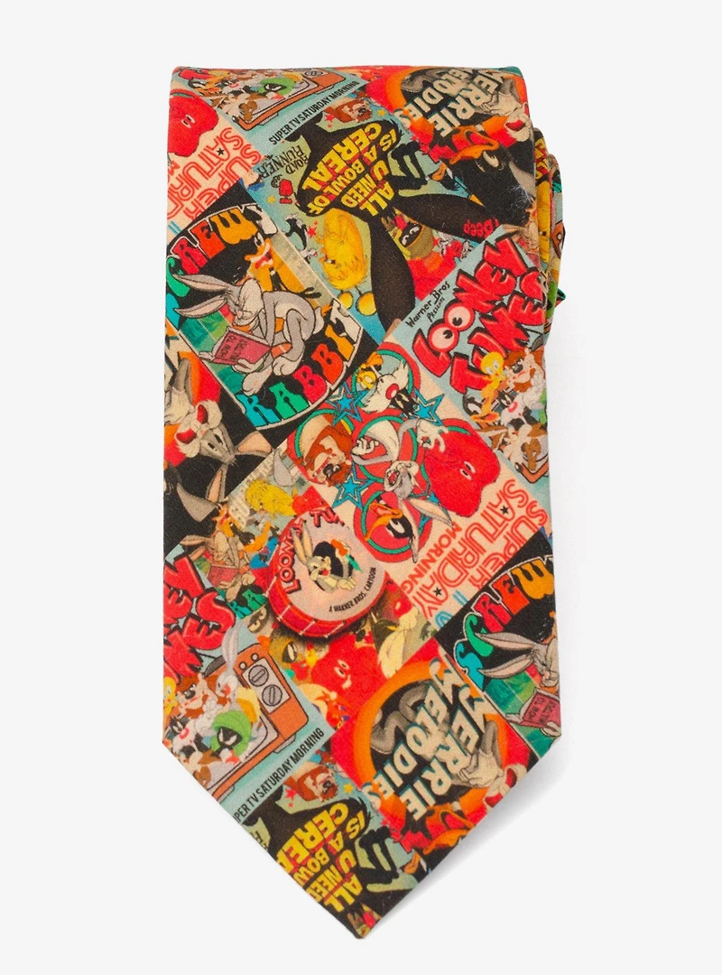 Looney Tunes Saturday Morning Men's Silk Tie
