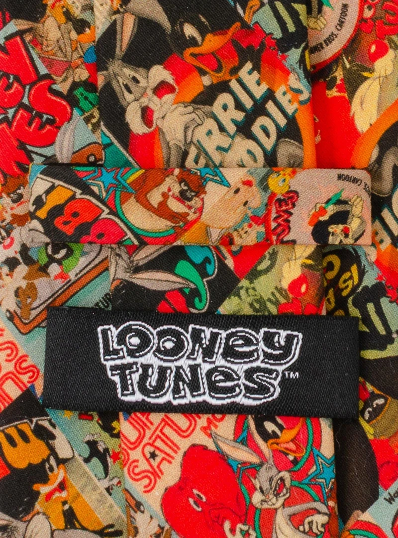 Looney Tunes Saturday Morning Men's Silk Tie
