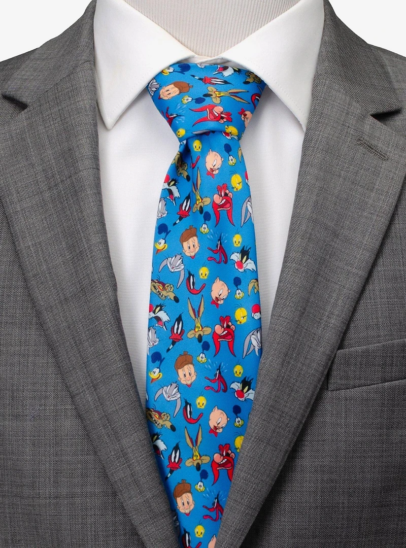 Looney Tunes Blue Men's Tie