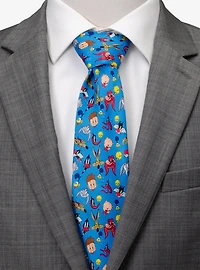 Looney Tunes Blue Men's Tie