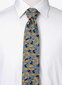 Looney Tunes Daffy Duck Grey Men's Tie