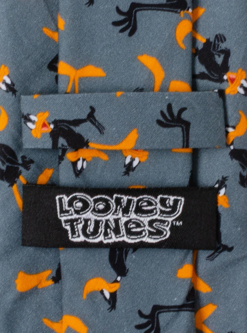 Looney Tunes Daffy Duck Grey Men's Tie