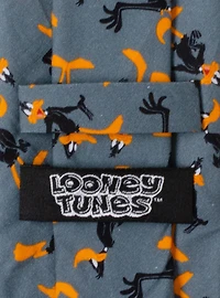 Looney Tunes Daffy Duck Grey Men's Tie