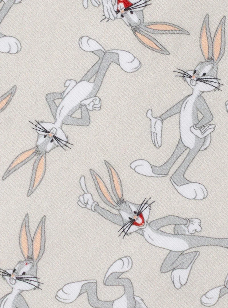 Looney Tunes Bugs Bunny Gray Men's Tie