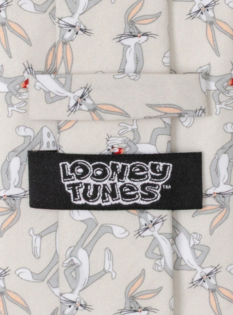 Looney Tunes Bugs Bunny Gray Men's Tie