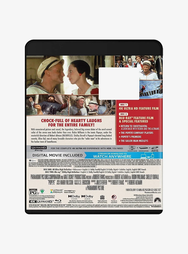 Popeye 45th Anniversary Ultra HD